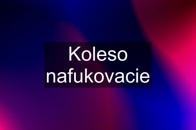 Koleso nafukovacie