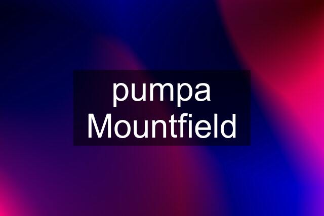 pumpa Mountfield