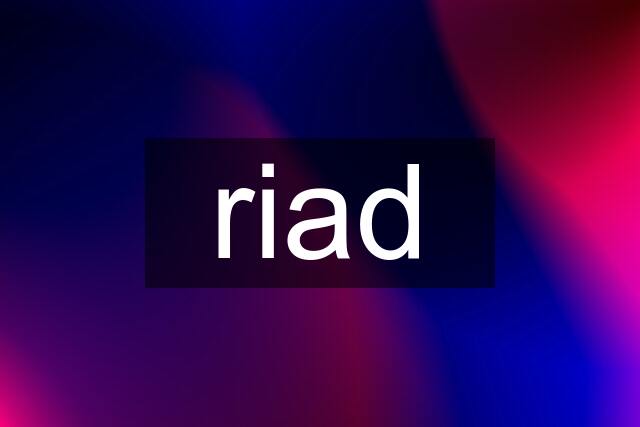 riad