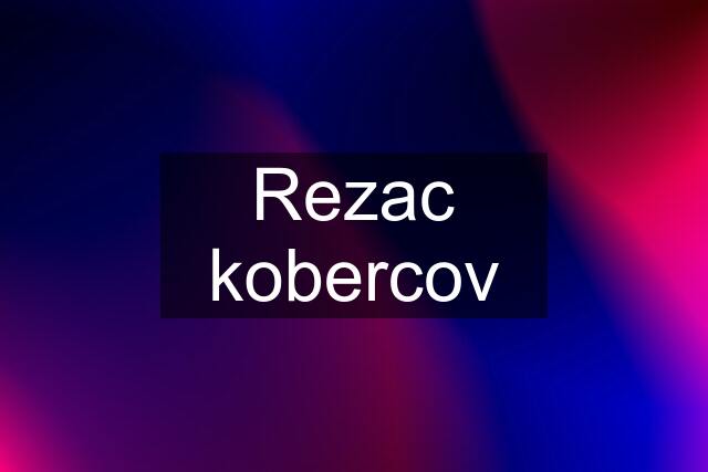 Rezac kobercov