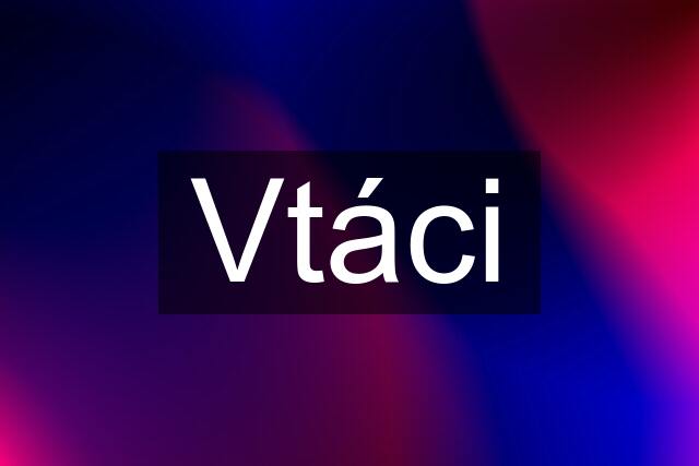 Vtáci