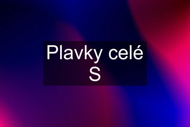 Plavky celé S