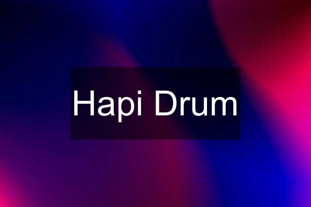 Hapi Drum