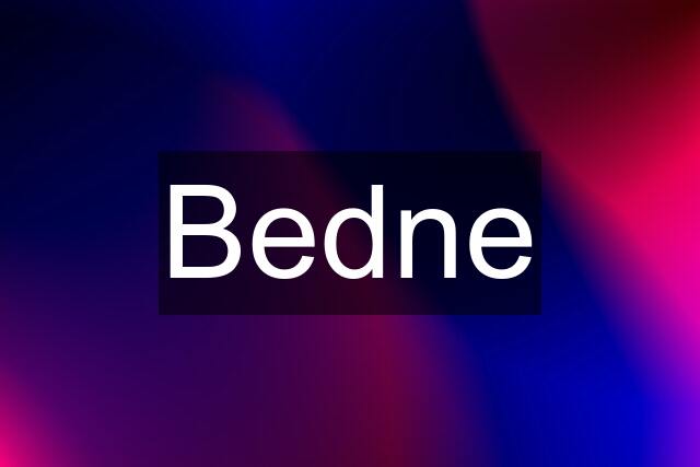 Bedne