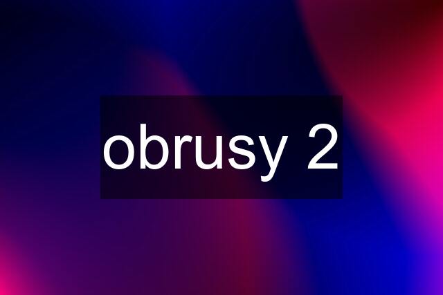 obrusy 2