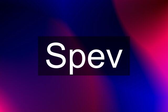 Spev