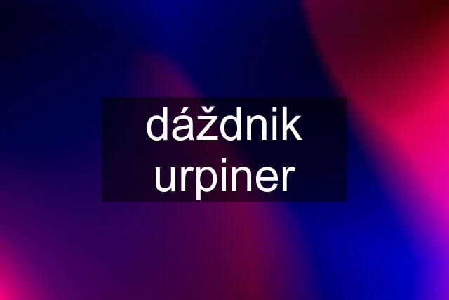 dáždnik urpiner