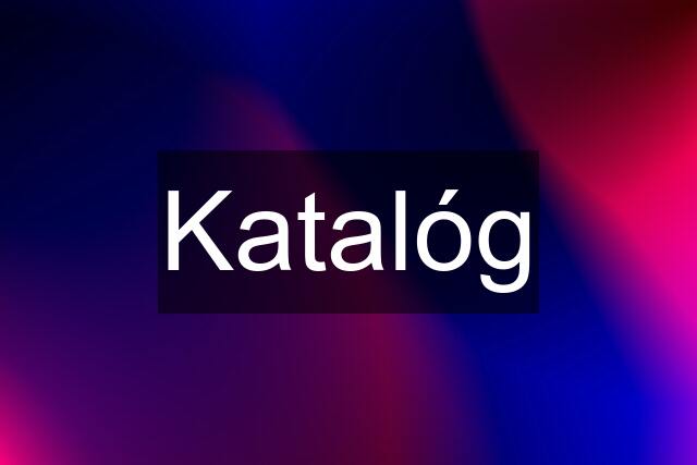 Katalóg