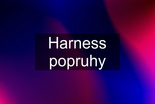 Harness popruhy