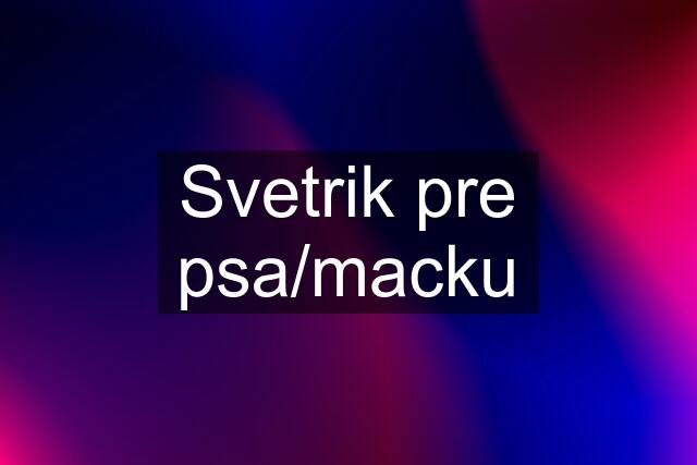 Svetrik pre psa/macku