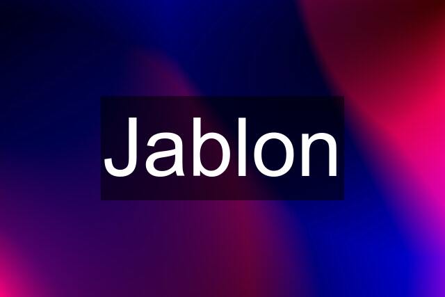 Jablon