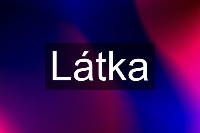 Látka