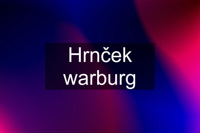 Hrnček warburg