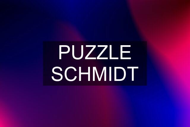 PUZZLE SCHMIDT