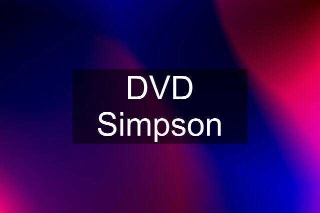 DVD Simpson