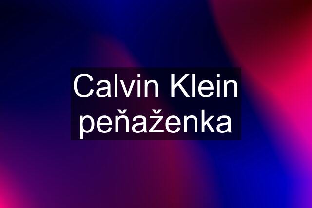 Calvin Klein peňaženka