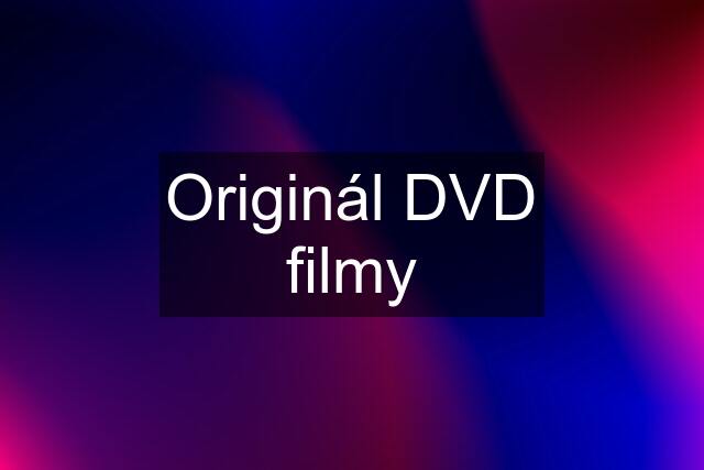 Originál DVD filmy