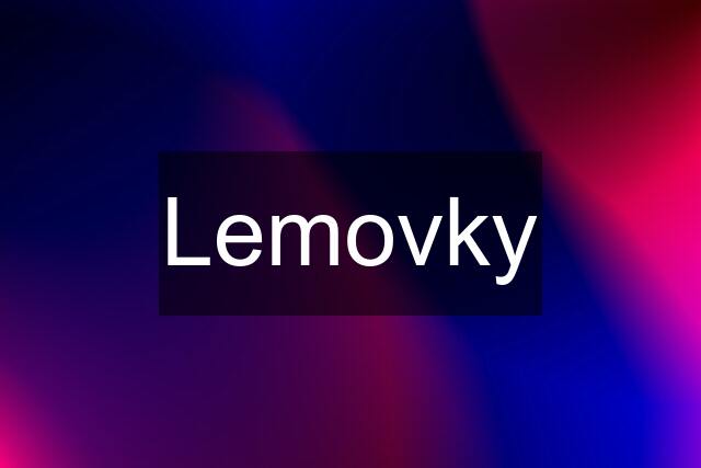 Lemovky