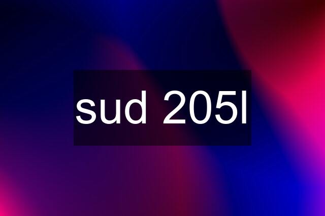 sud 205l