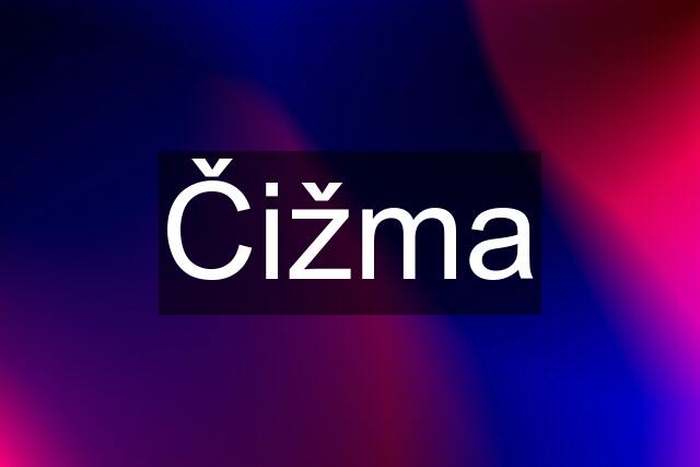 Čižma