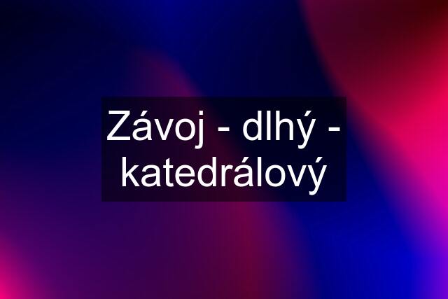 Závoj - dlhý - katedrálový