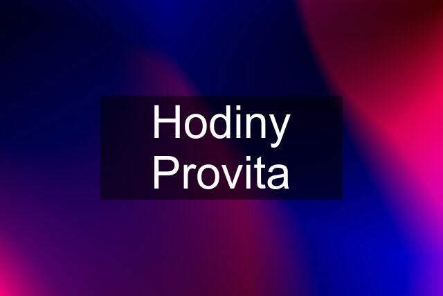 Hodiny Provita