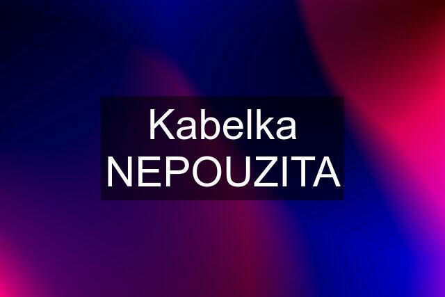 Kabelka NEPOUZITA