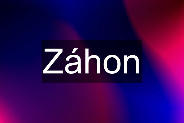 Záhon