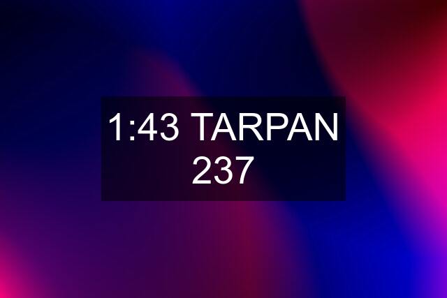 1:43 TARPAN 237