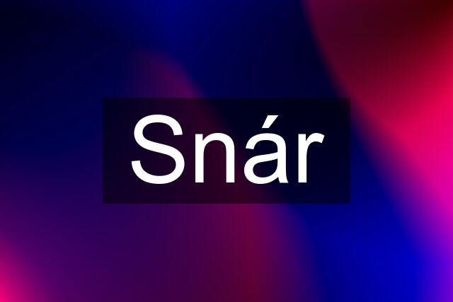 Snár