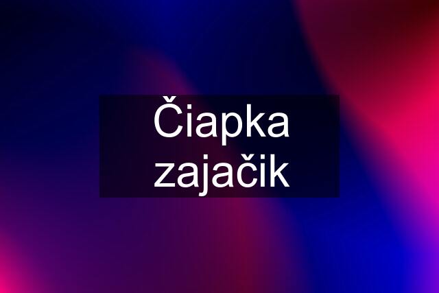 Čiapka zajačik