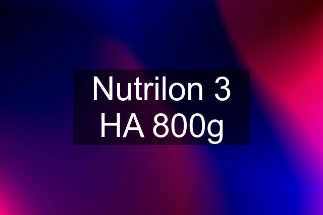 Nutrilon 3 HA 800g