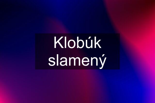 Klobúk slamený