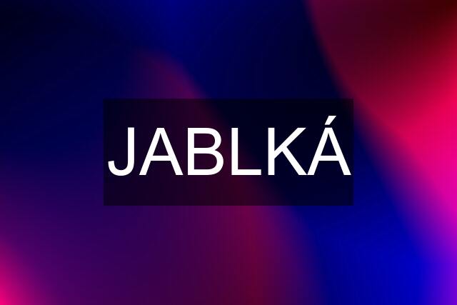 JABLKÁ