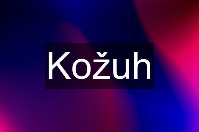 Kožuh