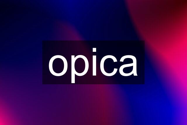 opica