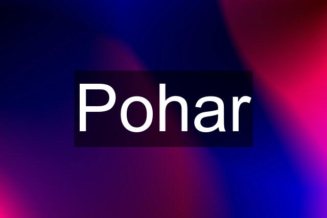 Pohar