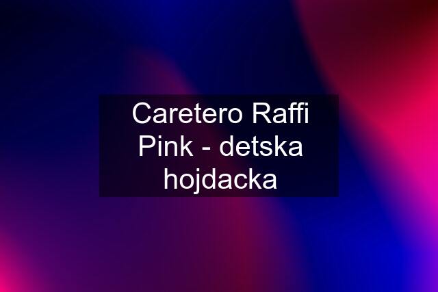 Caretero Raffi Pink - detska hojdacka