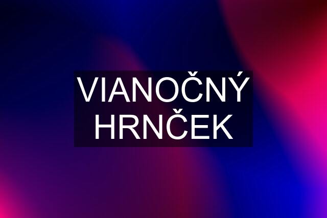 VIANOČNÝ HRNČEK