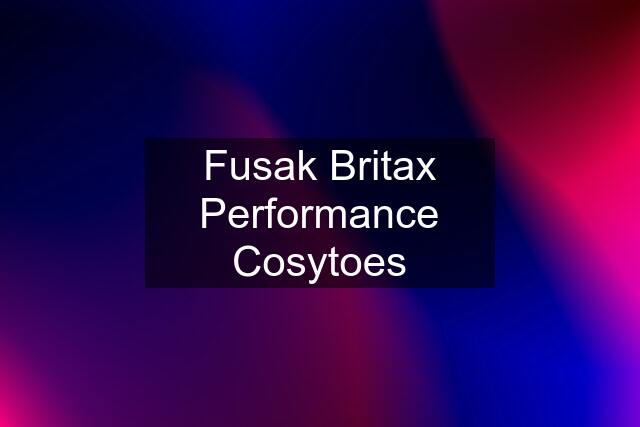 Fusak Britax Performance Cosytoes