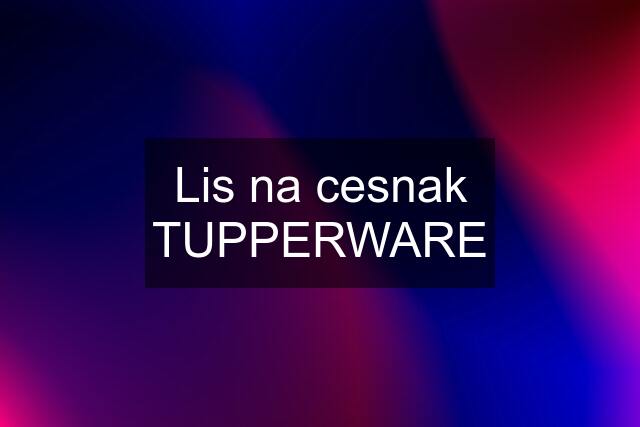 Lis na cesnak TUPPERWARE