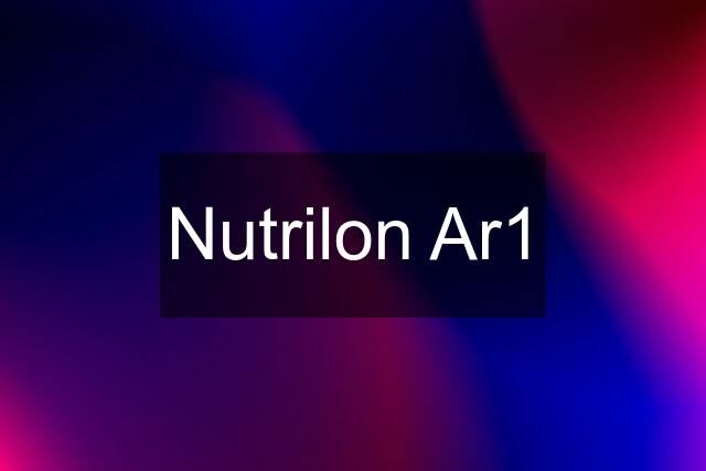 Nutrilon Ar1