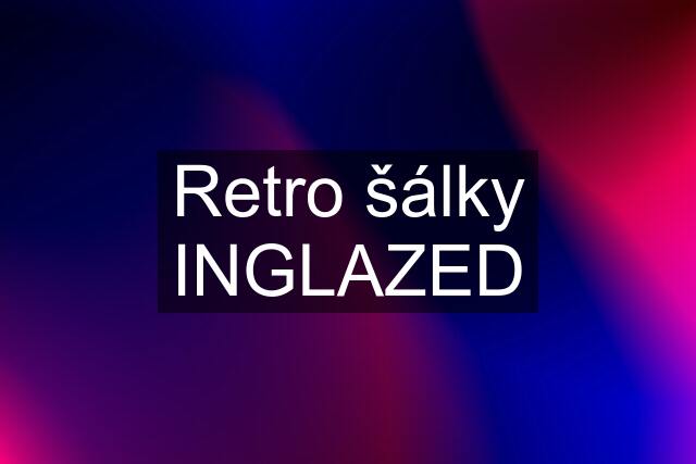 Retro šálky INGLAZED