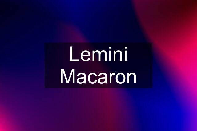 Lemini Macaron