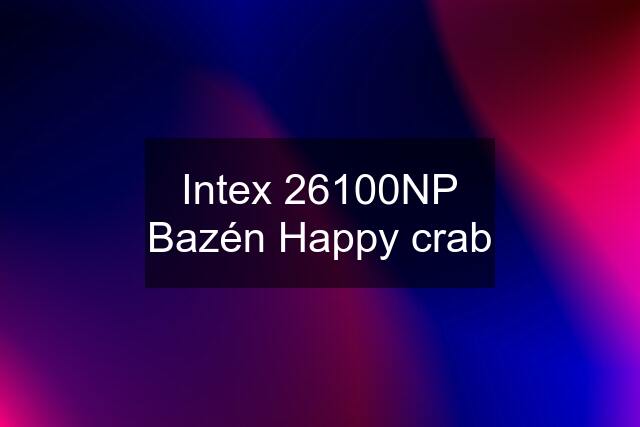 Intex 26100NP Bazén Happy crab