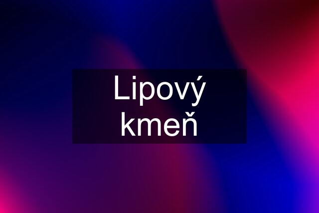 Lipový kmeň