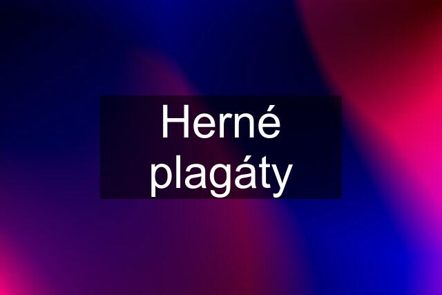 Herné plagáty