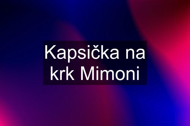 Kapsička na krk Mimoni