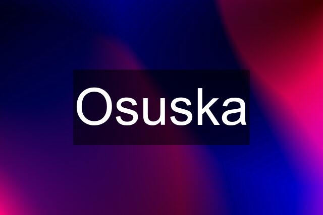 Osuska