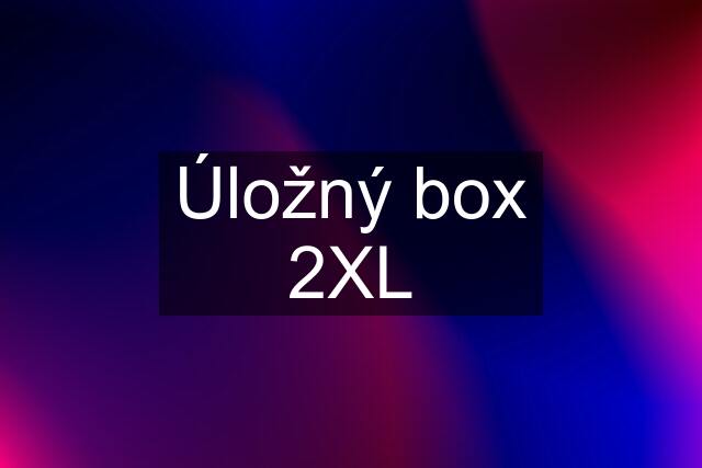 Úložný box 2XL